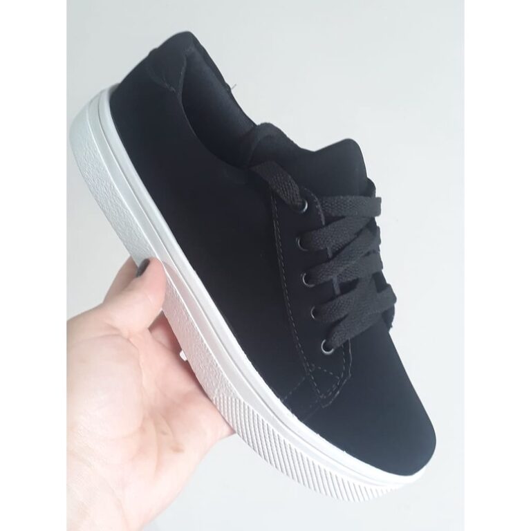 Tenis Basico Feminino  Confortavel Casual Sapatilh