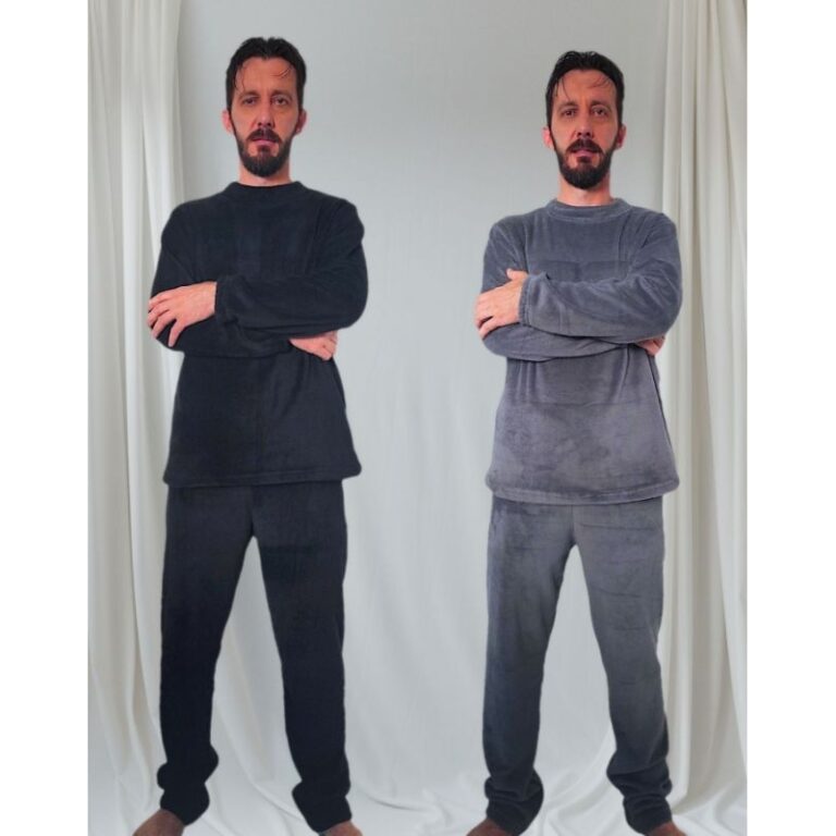 Pijama masculino ou feminino  de inverno microfibr