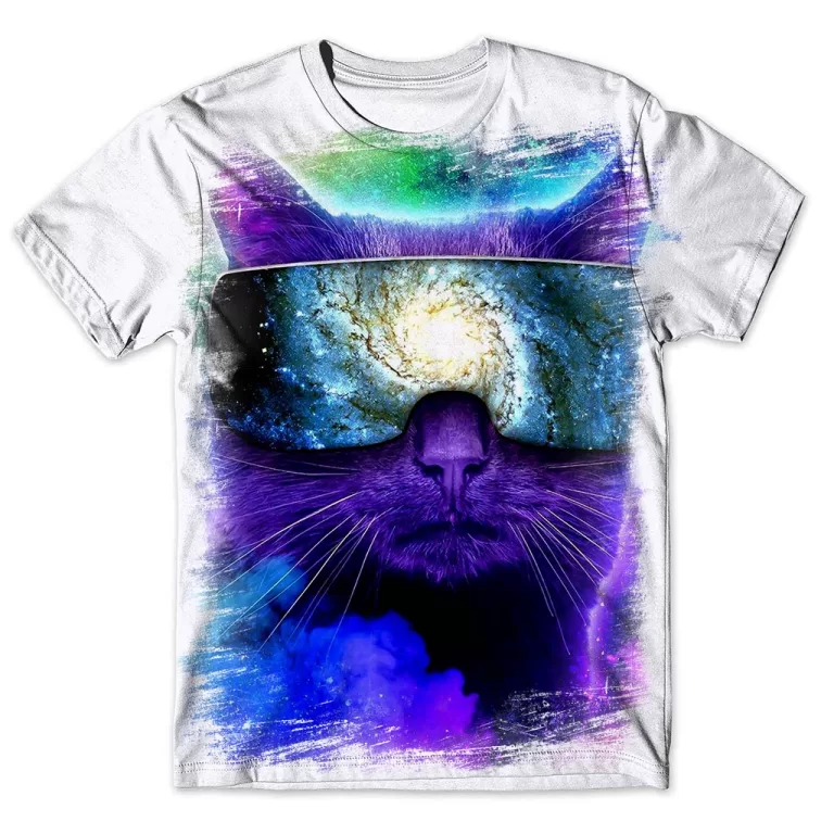 Camisa Camiseta Masculina Gato 133