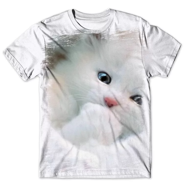 Camisa Camiseta Masculina Gato 139