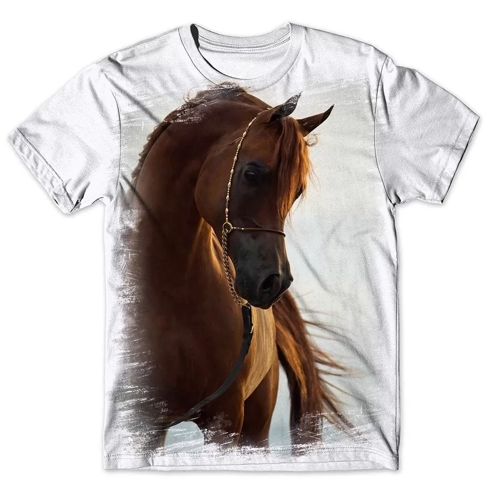 Camisa Camiseta Masculina Cavalo 271