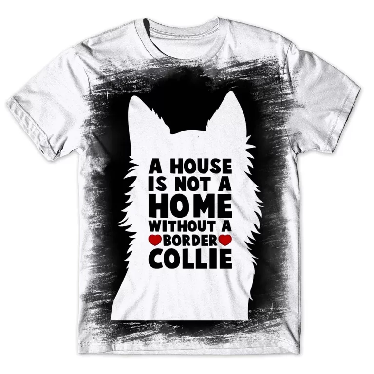 Camisa Camiseta Masculina Cachorro Border Collie 5