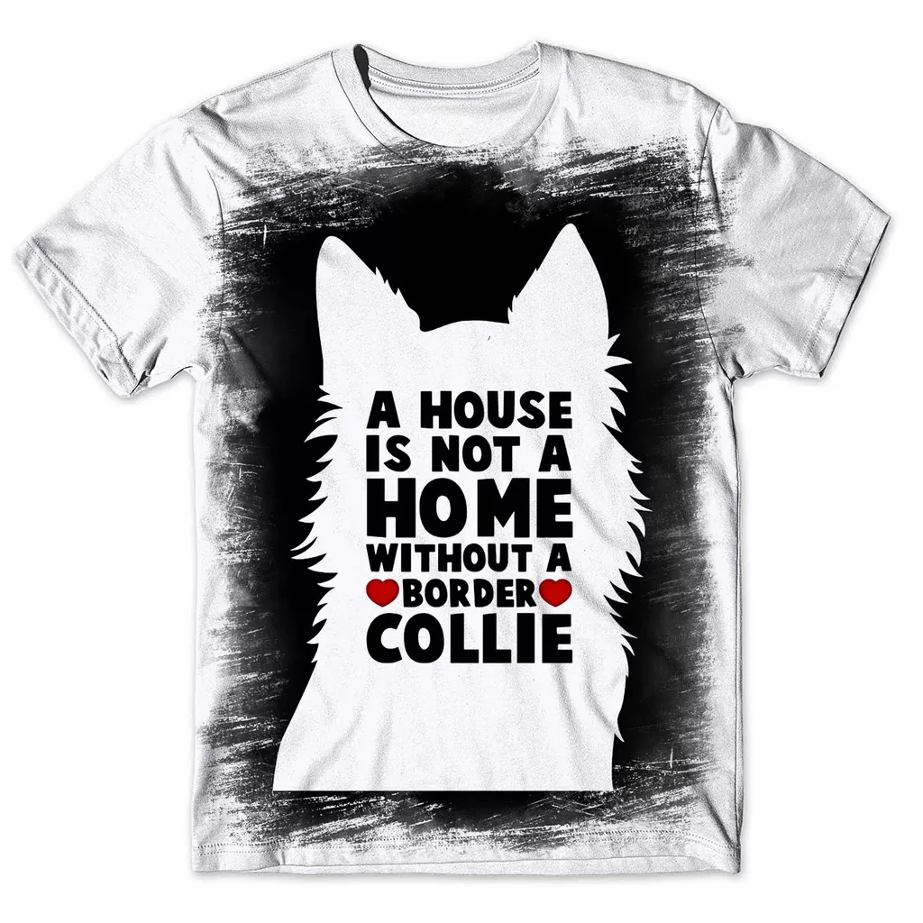 Camisa Camiseta Masculina Cachorro Border Collie 5