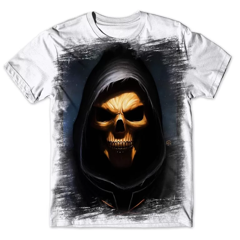 Camisa Camiseta Masculina 3D Caveira 33