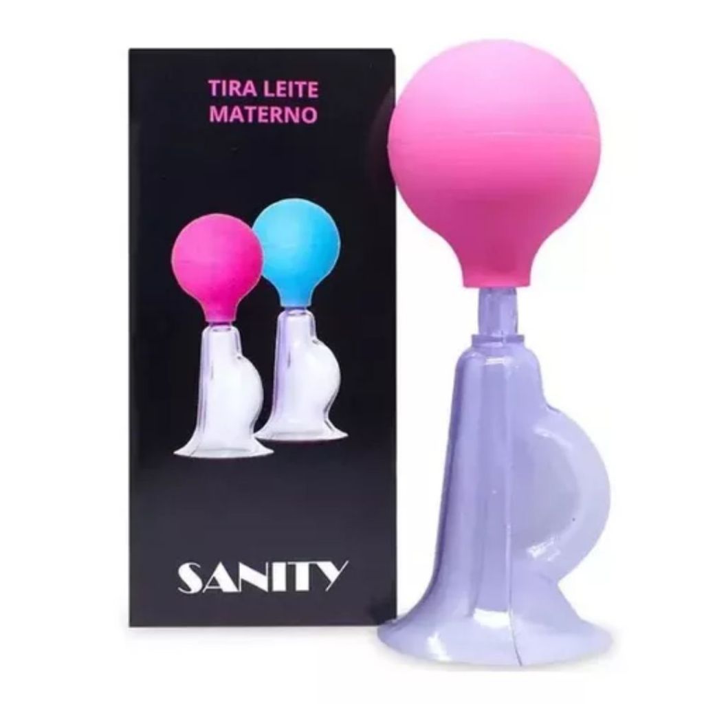 Bomba Manual Extrator Tira Leite Materno Sanity Bombinha