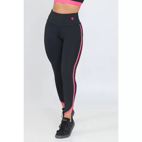 Legging Viés Preta – Zero Transparência Al