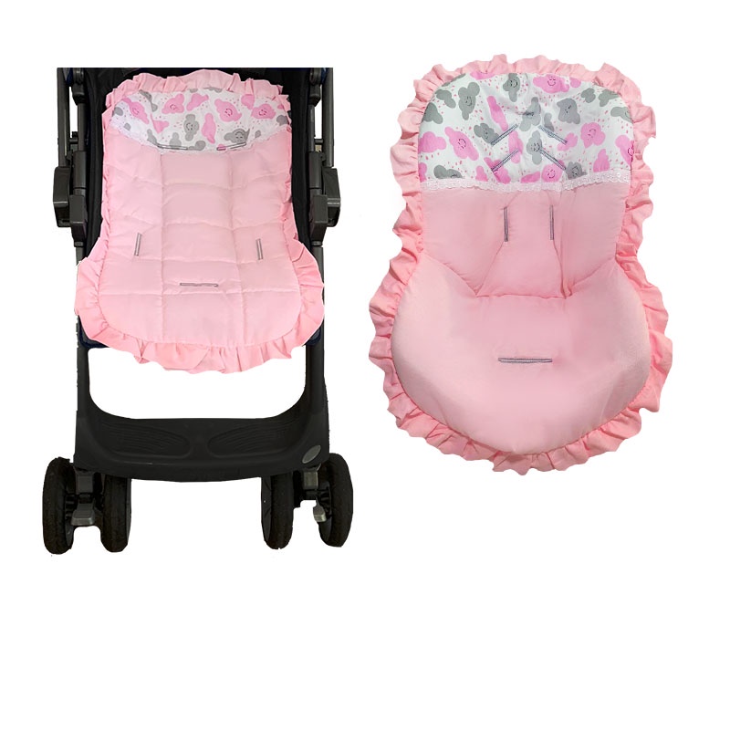 Kit Capa De Carrinho + Capa Bebê Conforto Universal