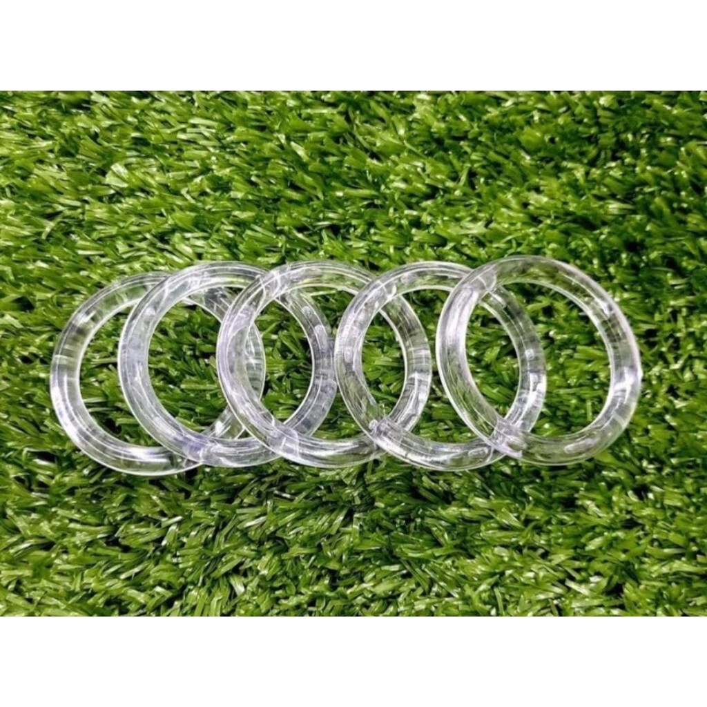 100 (unidade) Argola Acrilica 3cm Para Porta Guardanapo – Artesanato-melhor Preço