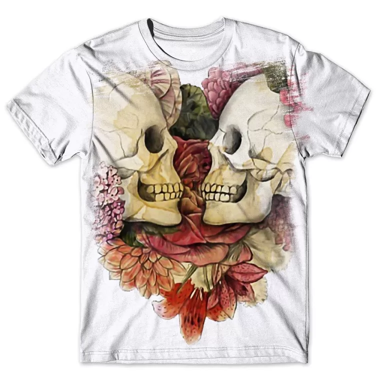 Camisa Camiseta Masculina Caveira Mexicana 69