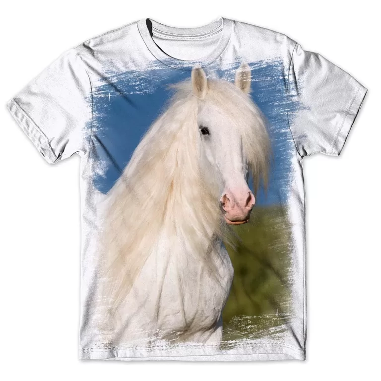 Camisa Camiseta Masculina Cavalo 12