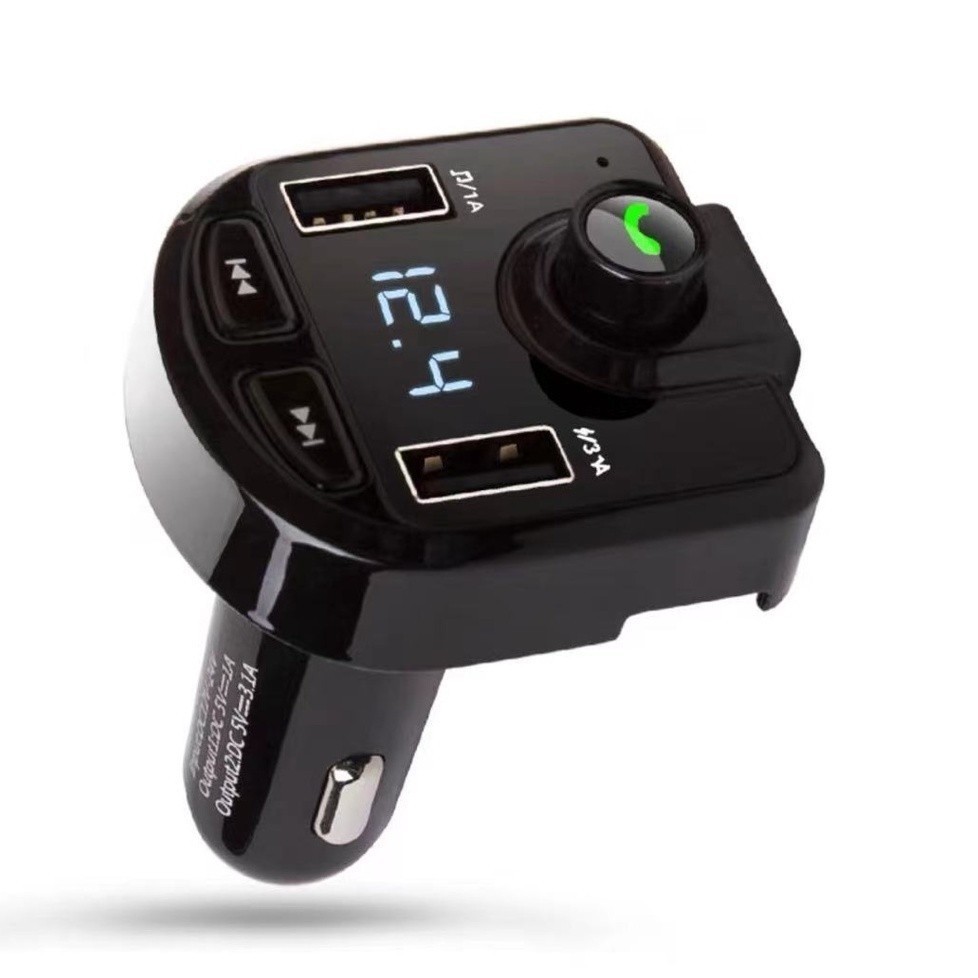 Transmissor FM Bluetooth X8 Carro MP3 Player USB Carregador 3.1A Handsfree Veicular