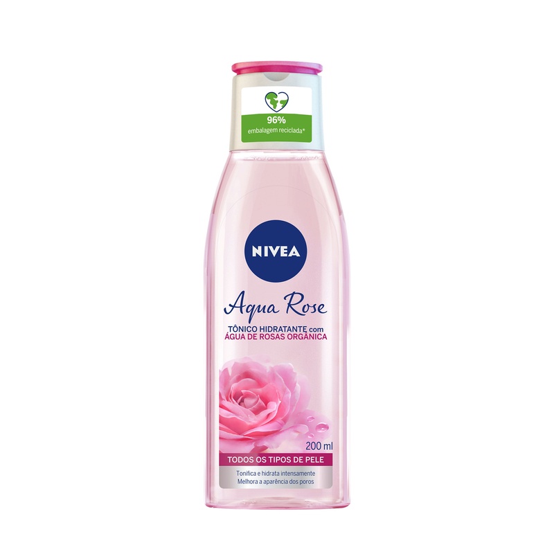 NIVEA Tônico Hidratante Aqua Rose 200ml BBB 26
