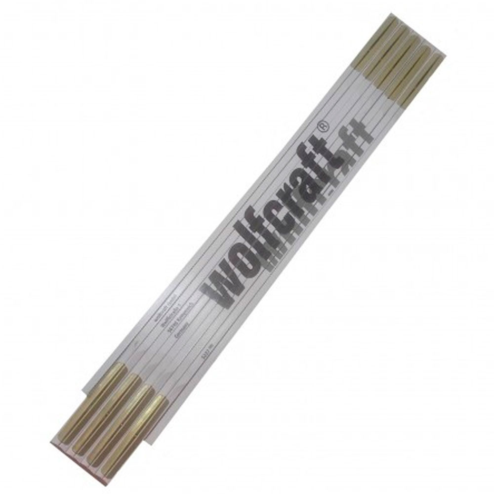 Metro de Madeira Dobrável Régua de Madeira Dobrável Wolfcraft 522700 2m Régua em Madeira de Faia