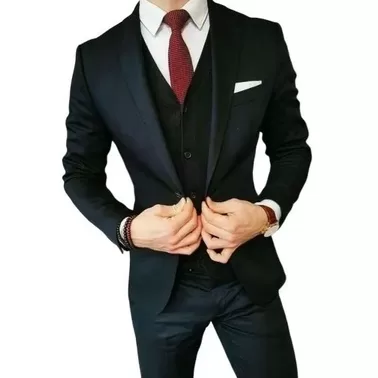 Terno Masculino Slim Completo Corte Italiano + Bar