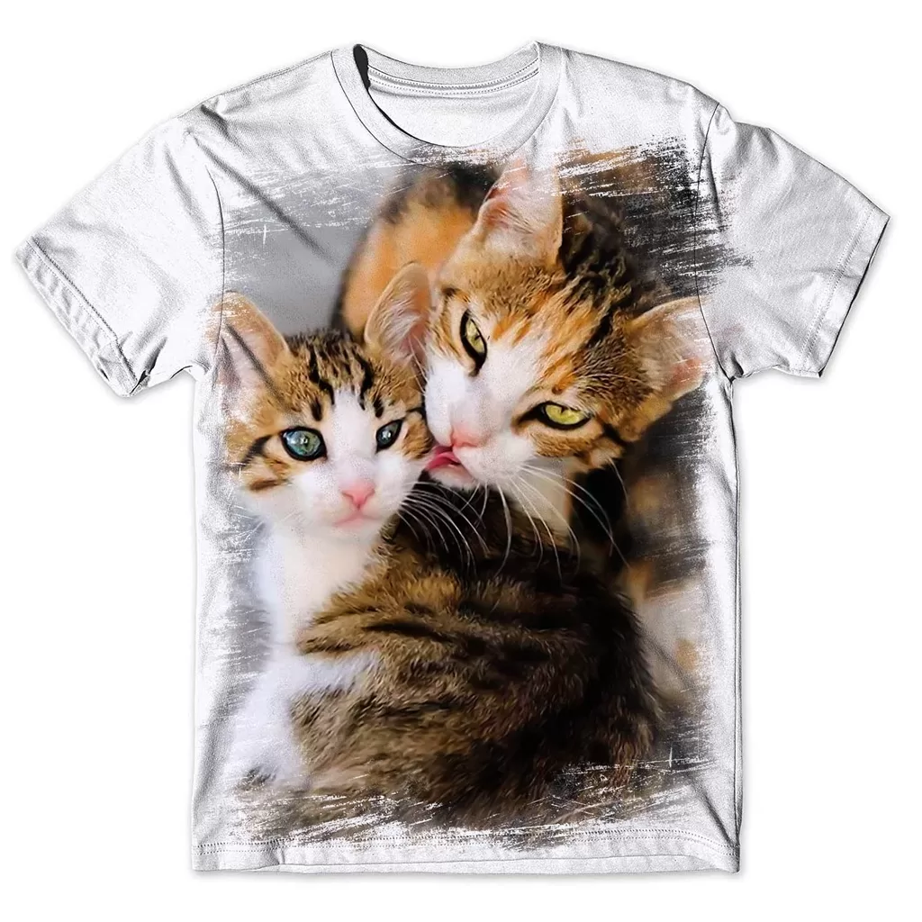 Camisa Camiseta Masculina Gato 87