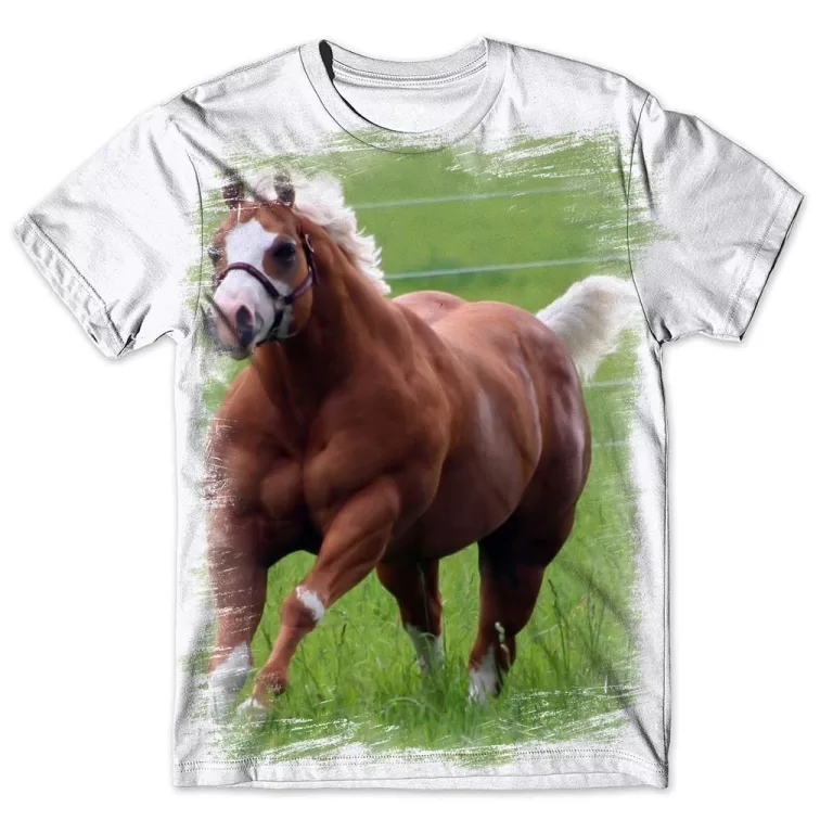 Camisa Camiseta Masculina Cavalo 94