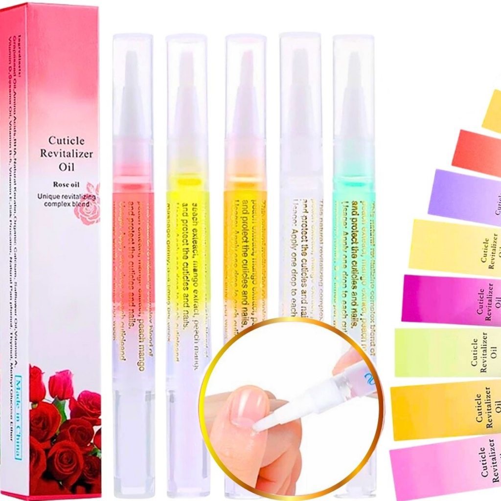 Caneta Óleo Hidratante Cutículas C/ Flores Gel De Unha Envio Imediato
