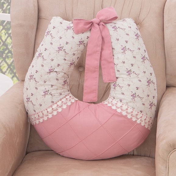Almofada Para Amamentação Luxo Bebe Menina
