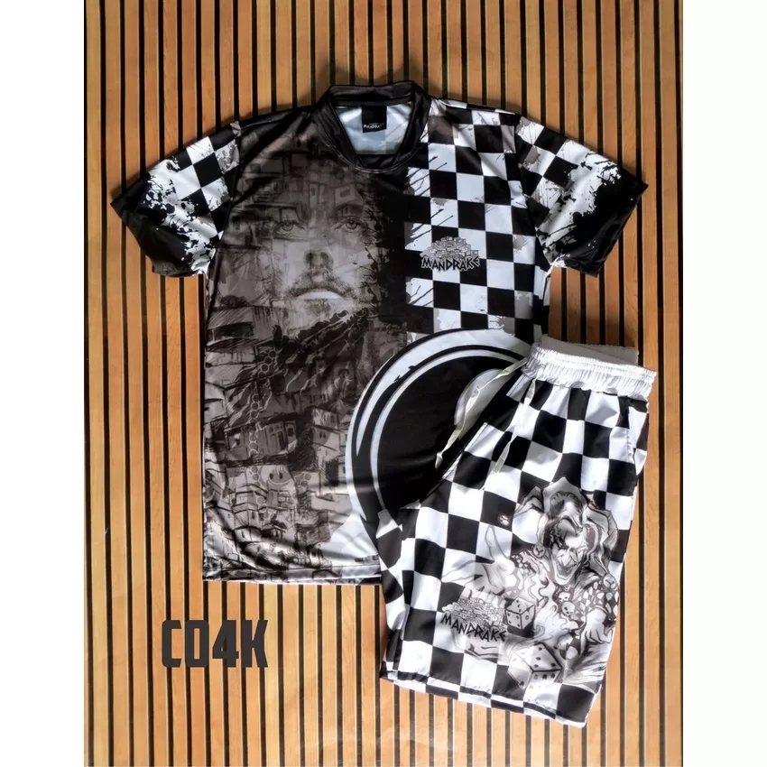 Kit Imperio Mandrake Cria de Quebrada Favela Camiseta + Bermuda Cod 04