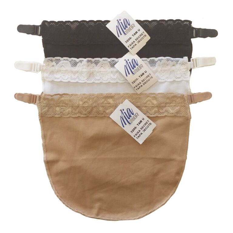 3 Tapa Decote Com Renda trabalho vestido decotado 