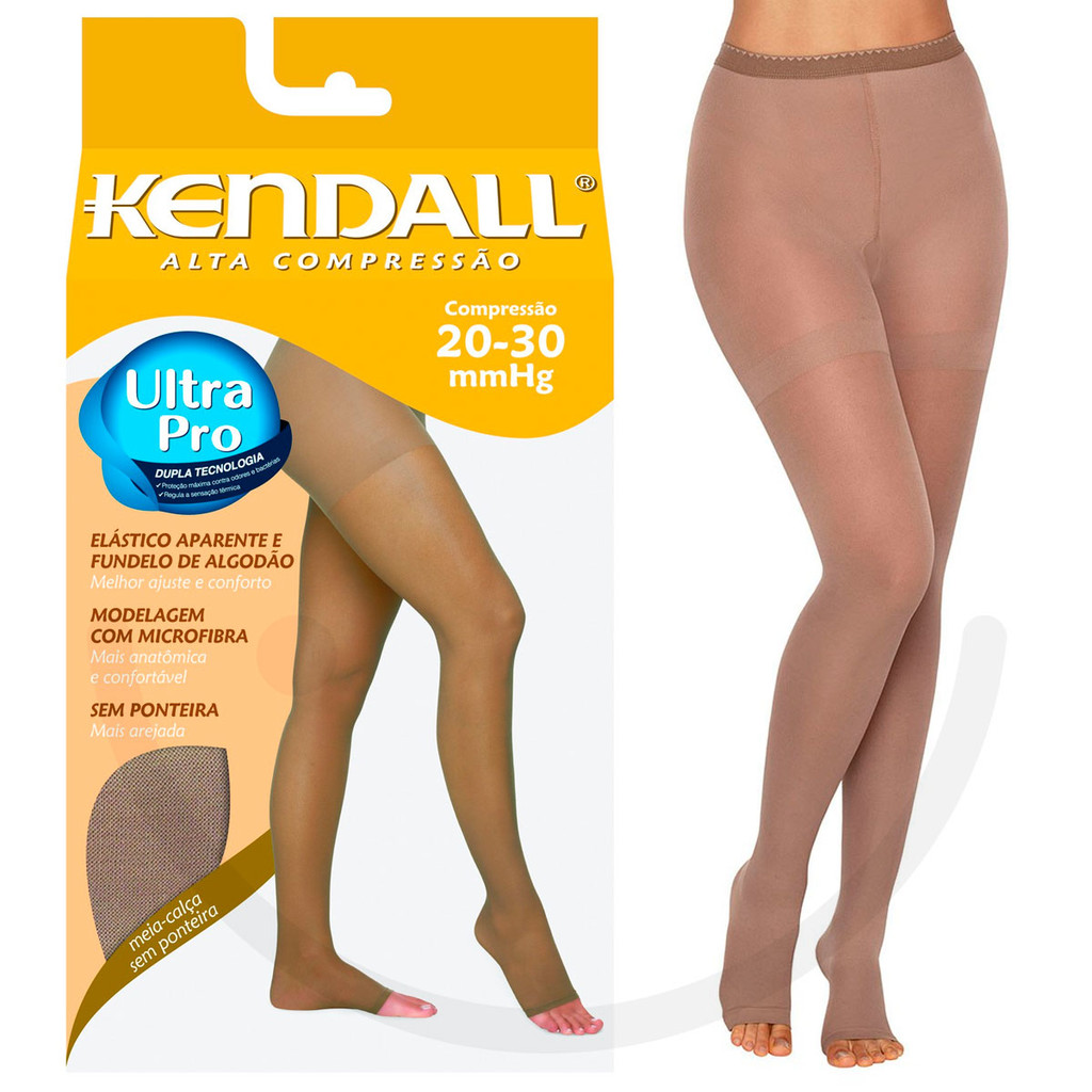 Meia Calça sem Ponteira Alta Compressão 20-30 mmHg Kendall