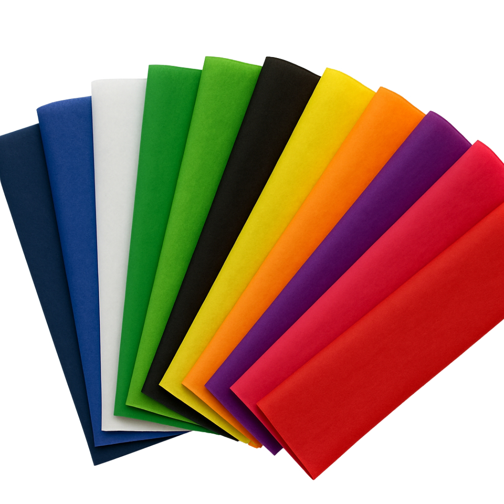 Folha de Seda 40×40 c/100 Lisa Cores