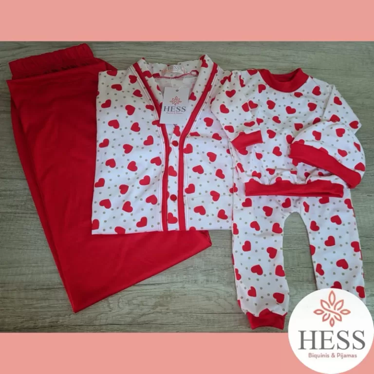 KIT PIJAMA MAMÃE E BEBÊ | CONFORTO PARA A MATERN