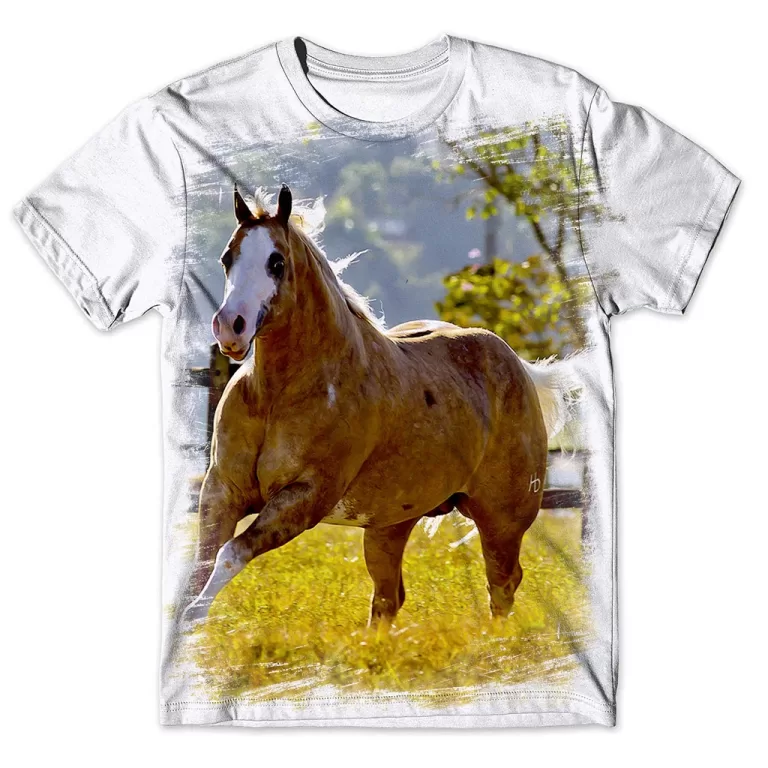 Camisa Camiseta Masculina Cavalo 220