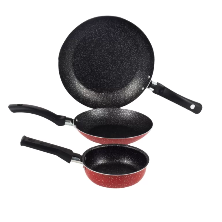 Jogo De Frigideiras Francesas 3 Peças 14 18 24Cm 