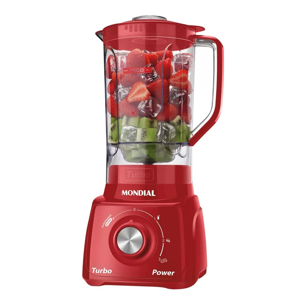 Liquidificador 3 velocidades 550W Turbo Power – L-99-FR – Mondial
