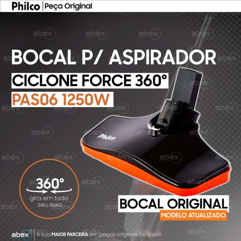 BOCAL CICLONE FORCE ORIGINAL ASPIRADOR DE PÓ PHIL