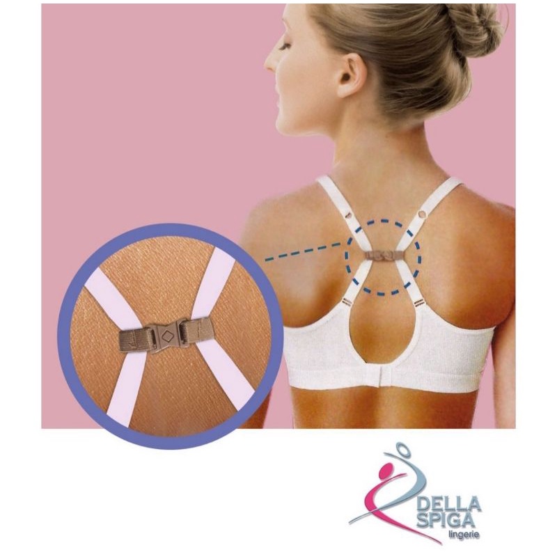 Conector de Alça de Sutiã Transforme o Soutien em Nadador Acessório Feminino