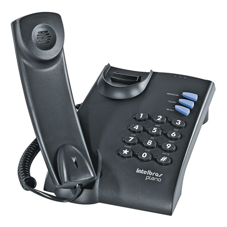 Aparelho telefone Fixo 2 tipos toque, Flash Redisc