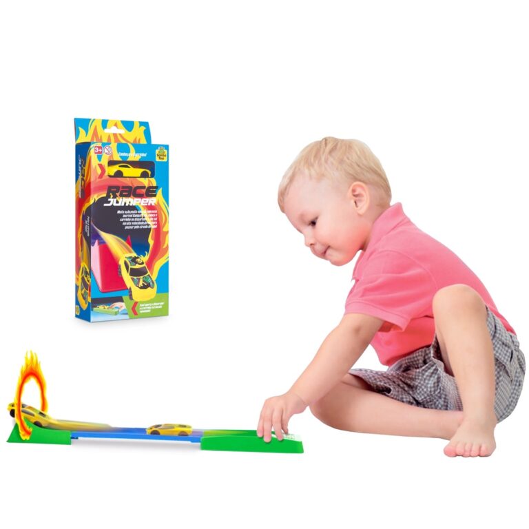 Pista De Carrinho Infantil Com Lancador Radical Ra