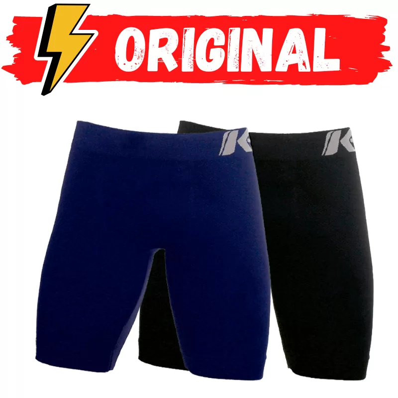 Kit 2 Bermudas Térmicas Masculinas Keeper Anti Assadura Short Calção Térmico