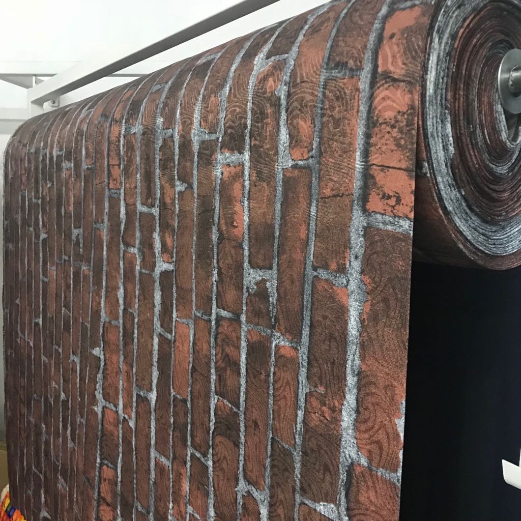 Tecido Para Decoração Tijolinho 5,00m X 2,80m