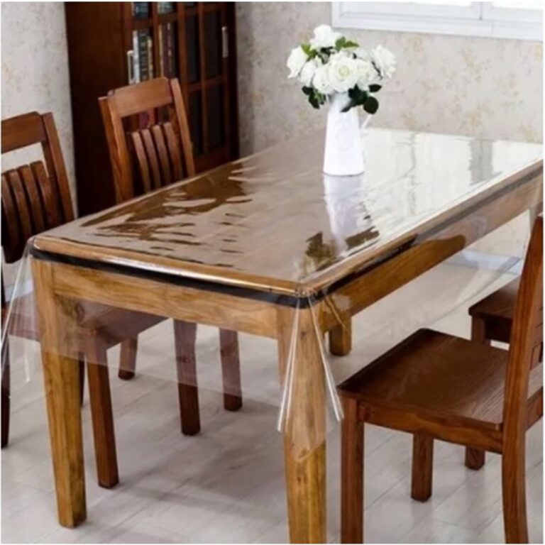 Toalha De Mesa Plastico Transparente Impermeável 