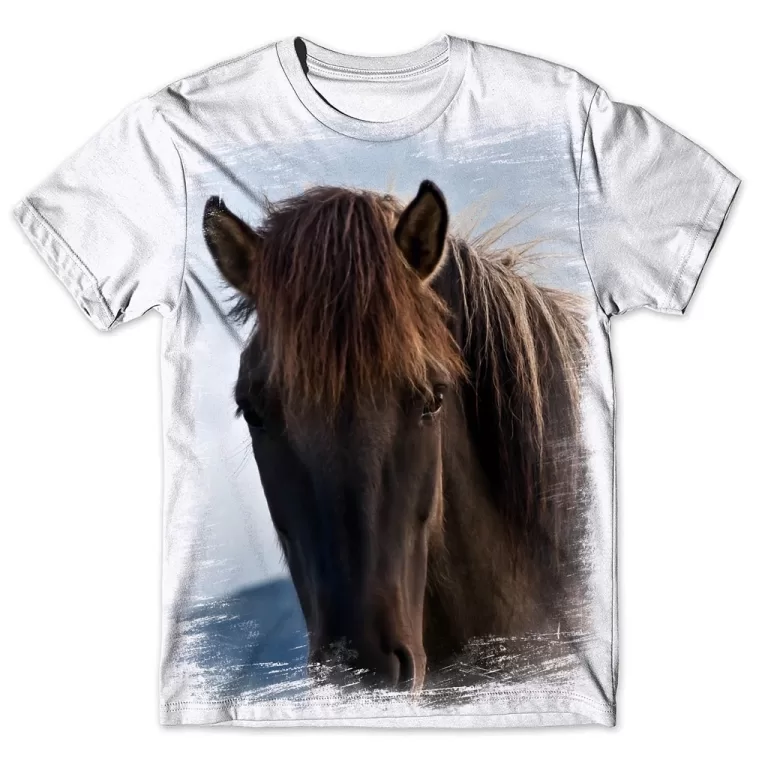 Camisa Camiseta Masculina Cavalo 136