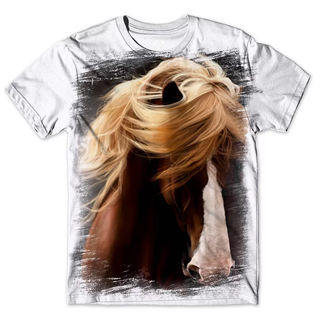 Camisa Camiseta Masculina Cavalo 9