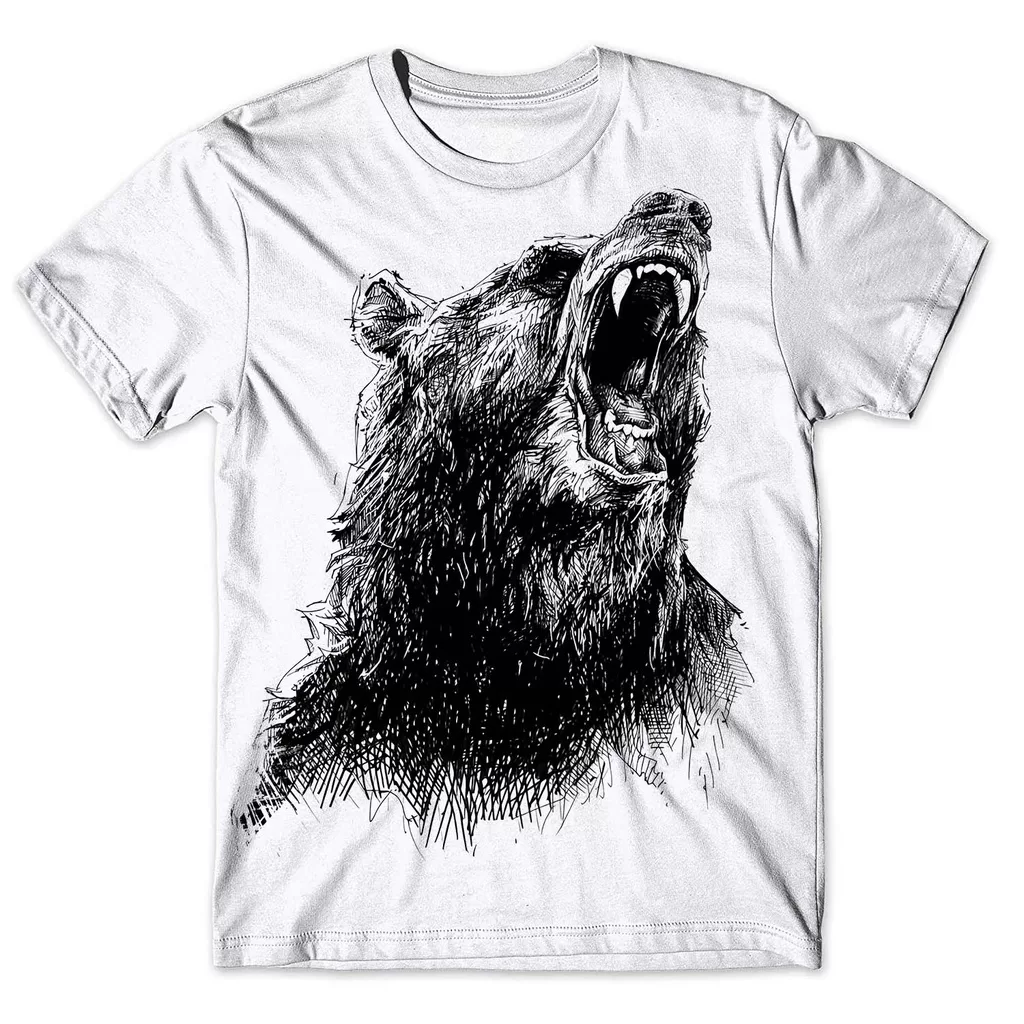 Camisa Camiseta Masculina 3d Urso 2