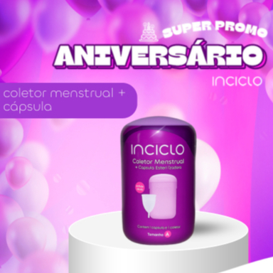 Coletor Menstrual Inciclo + Cápsula Esterilizador