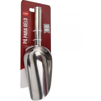 Pá Pegador Para Gelo Cereais Em Aço Inox Cozinha