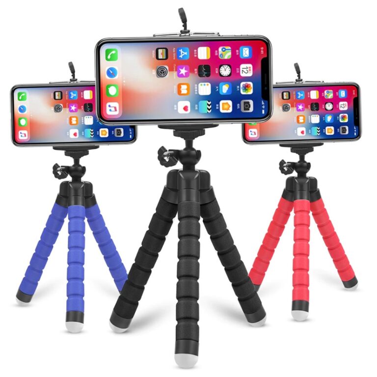 Mini Tripé para Celular Com Suporte Flexível de 