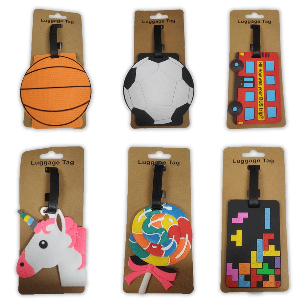 2 Unidades Luggage Tag – Identificador de bagagem, bolsas, malas, mochilas – 1Un