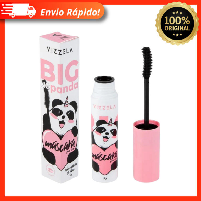 Máscara Rímel Para Cílios Big No Panda Vizzela 