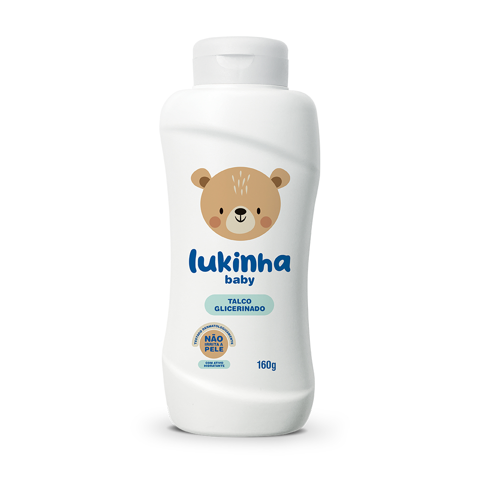 Talco Glicerinado Lukinha (160g)