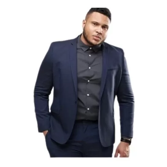 Ternos Masculinos Plus Size Marinho de Qualidade C