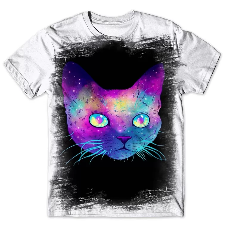 Camisa Camiseta Masculina Gato 129