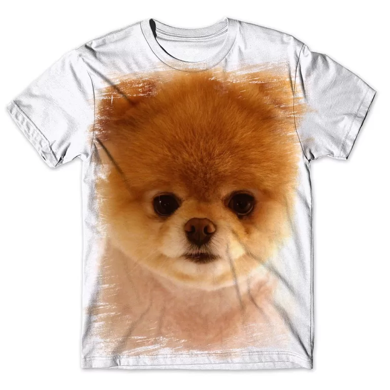 Camisa Camiseta Masculina Cachorro Spitz Alemão