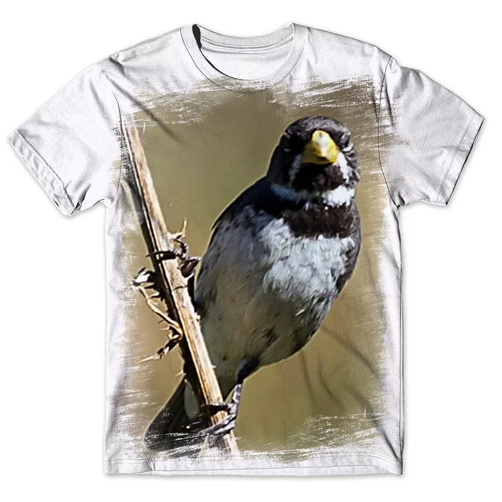 Camisa Camiseta Masculina Ave Pássaro Coleiro Tui Tui 2
